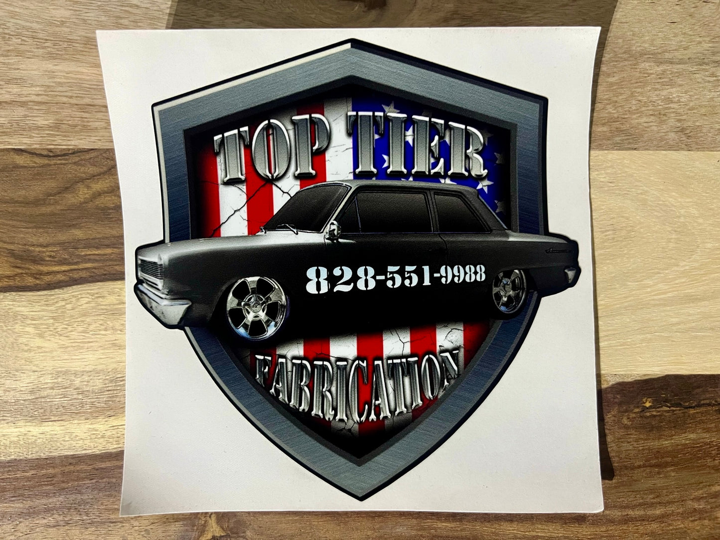 TTF Shield Logo Sticker