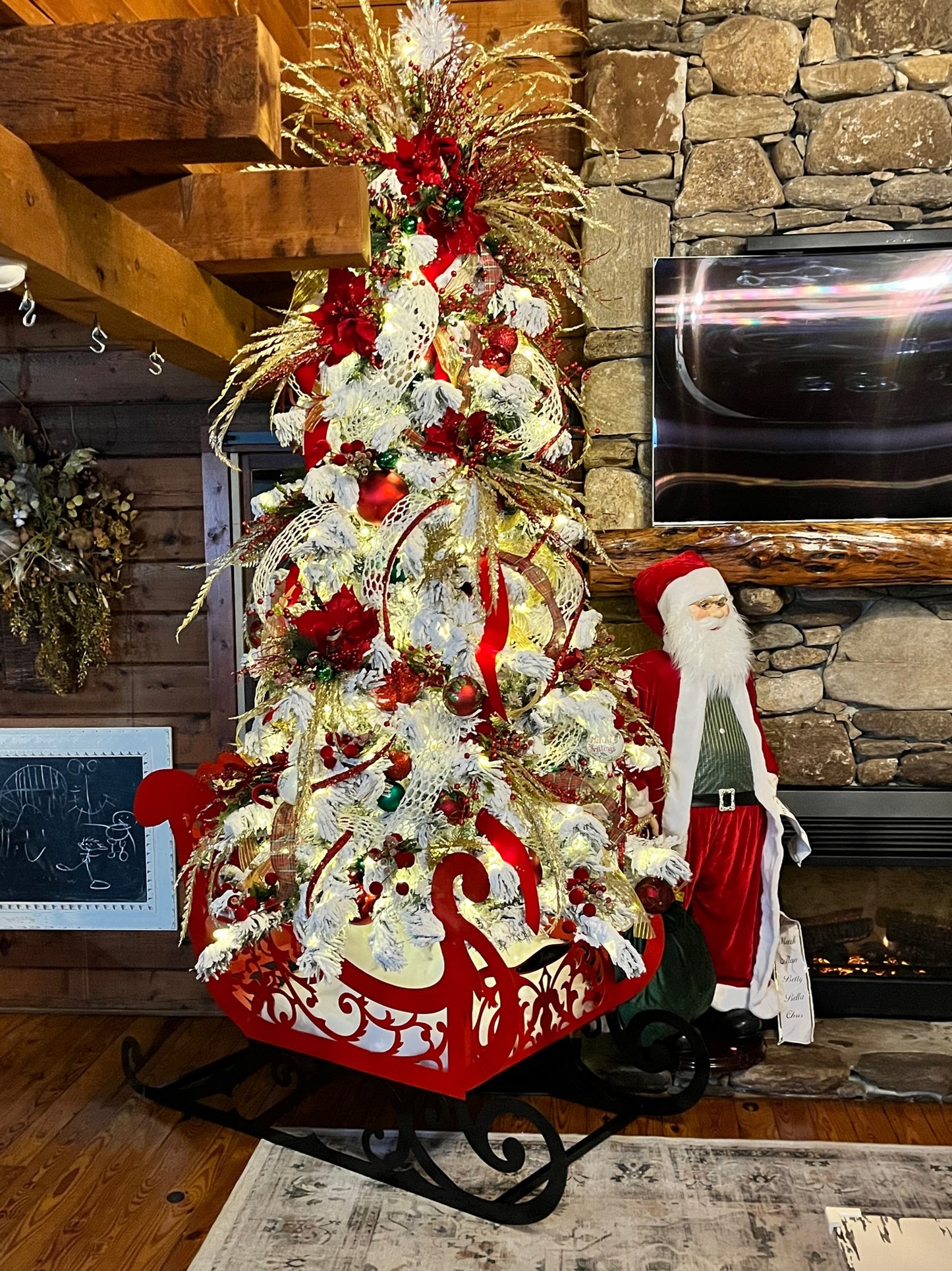 Santa’s Tree Sleigh